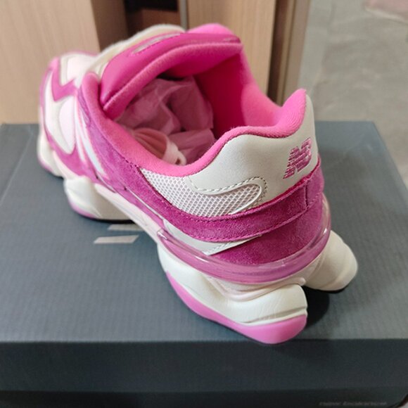 New Balance 9060 Fuchsia Pink Sneakers - Picture 5 of 6